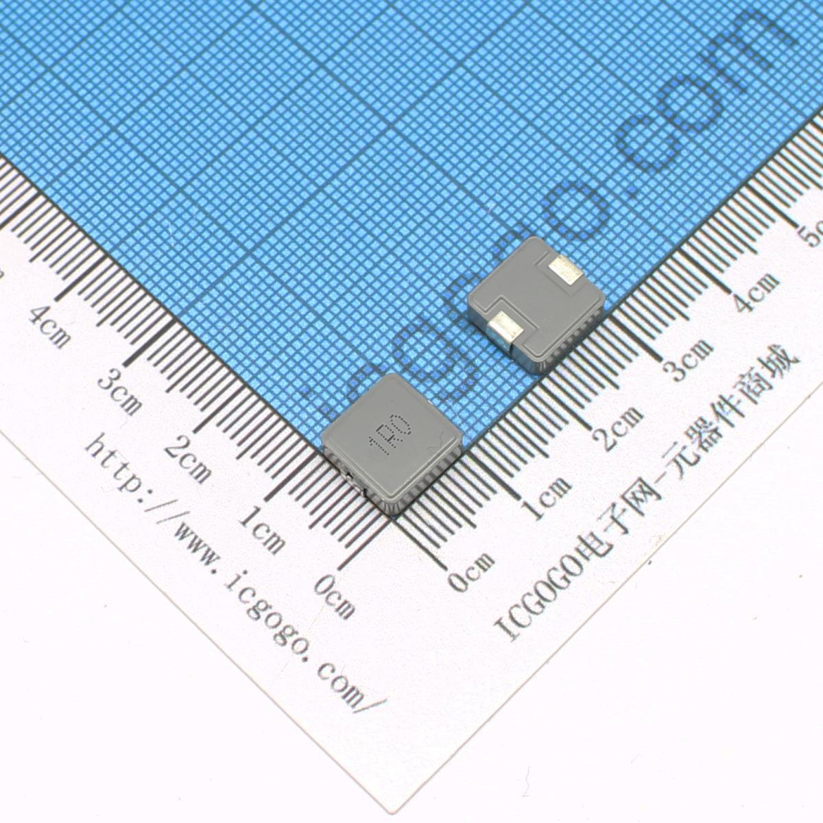 一体成型贴片功率电感 1040 1uH 1R0 单层线圈 10x10x4mm ±20%